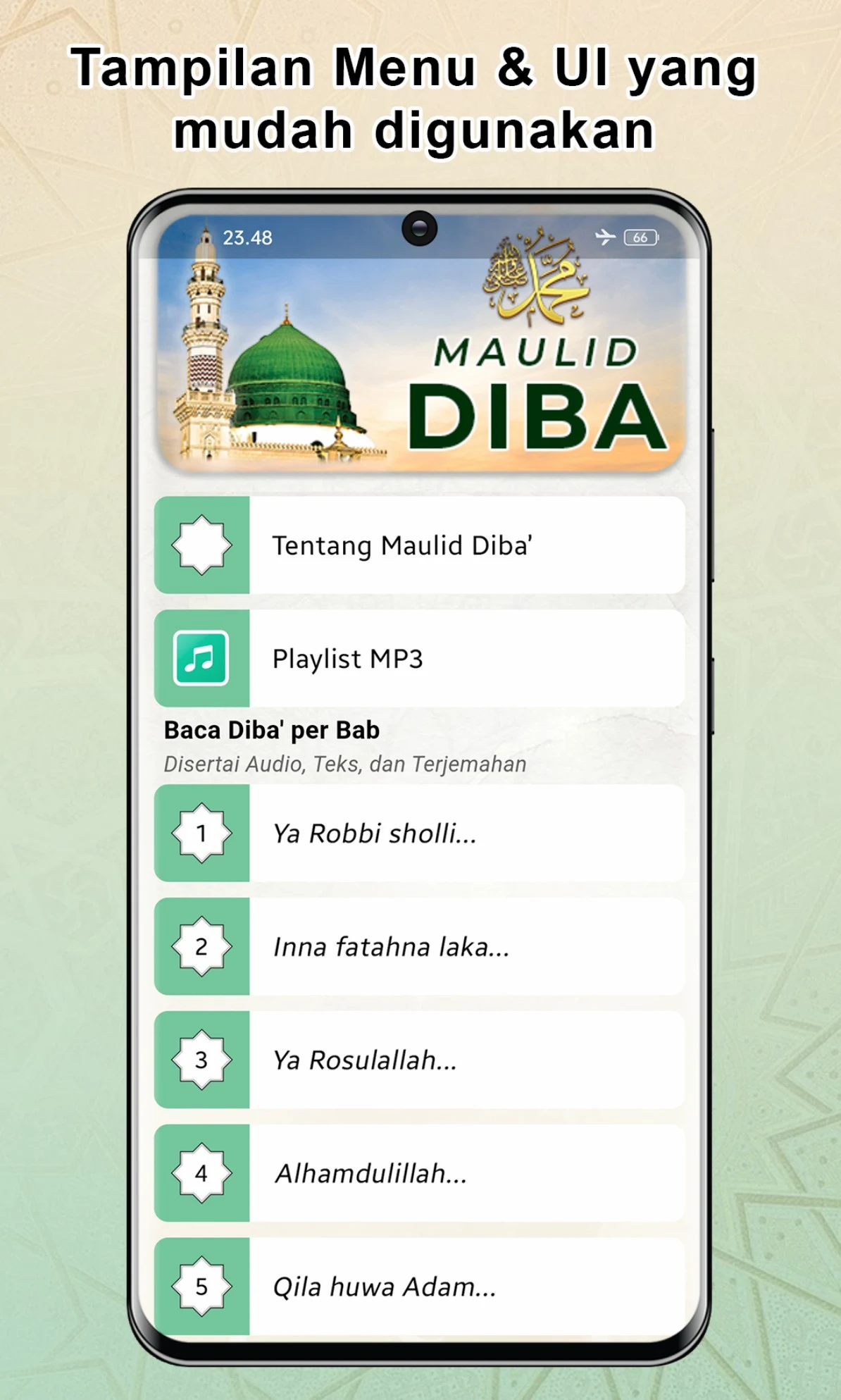 Maulid Diba Lengkap (Teks+MP3) screenshot