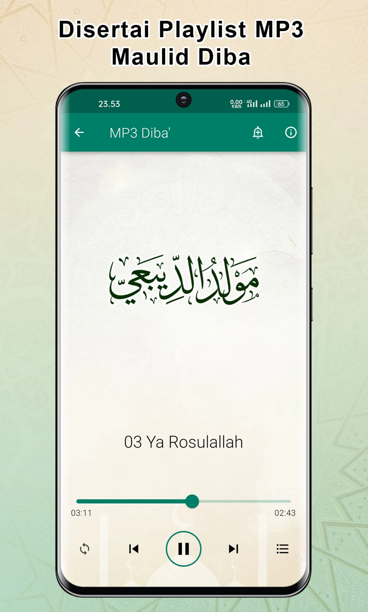 Maulid Diba Lengkap (Teks+MP3) screenshot