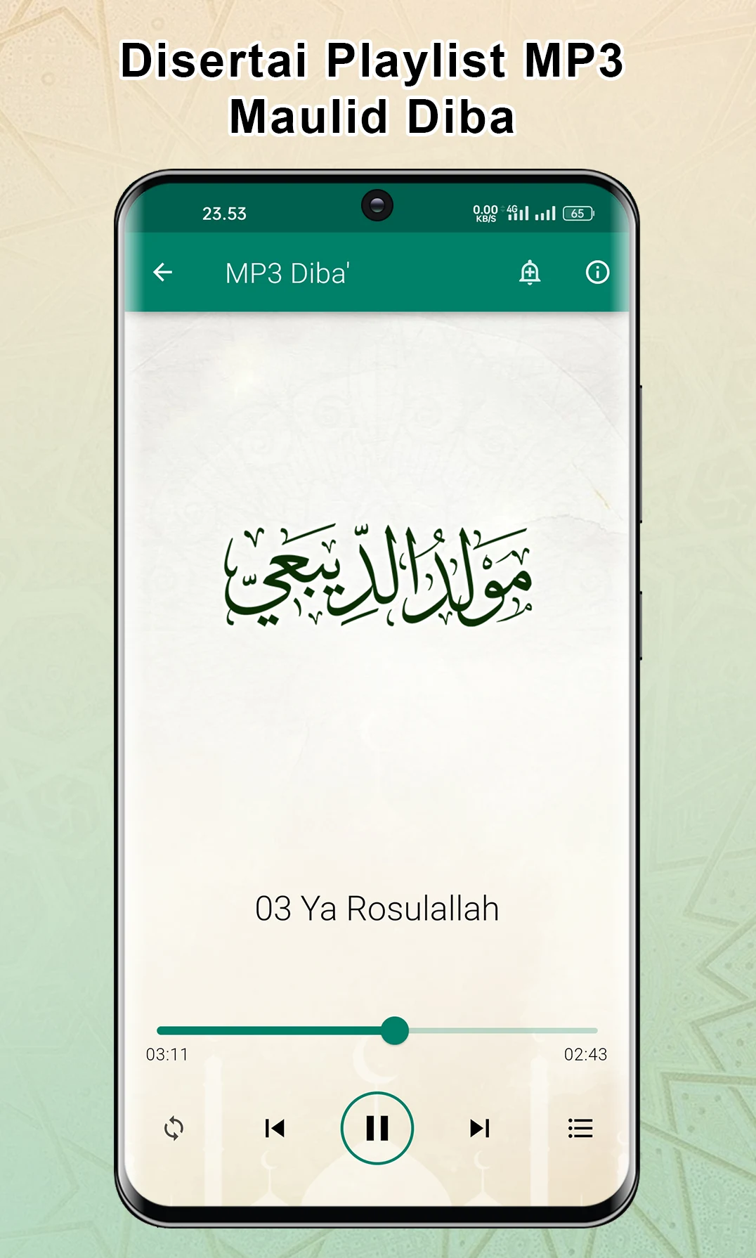 Maulid Diba Lengkap (Teks+MP3) screenshot