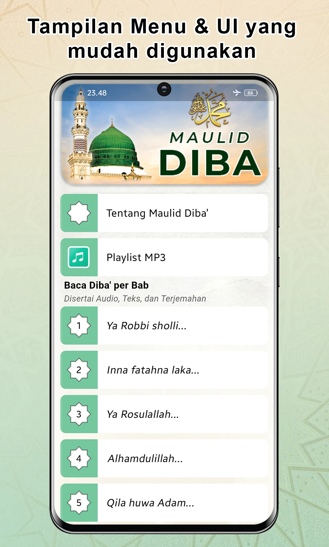 Maulid Diba Lengkap (Teks+MP3) screenshot